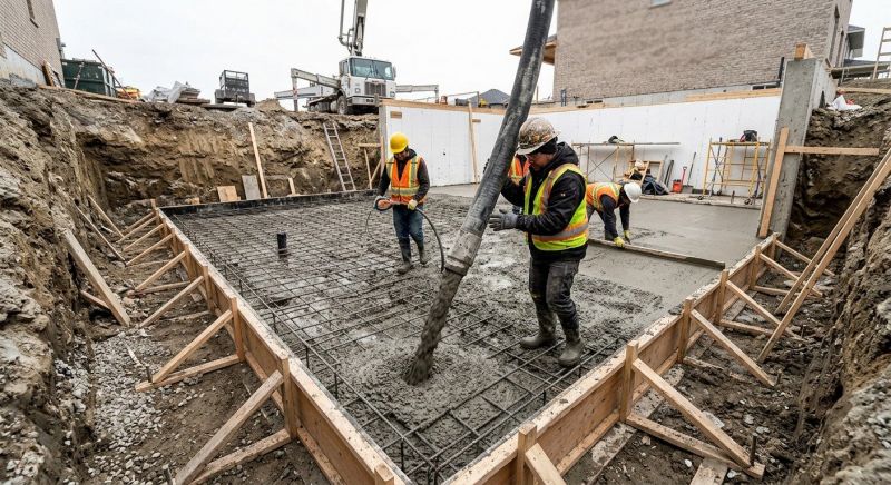 Basement Concrete Pouring in Warsaw, IN