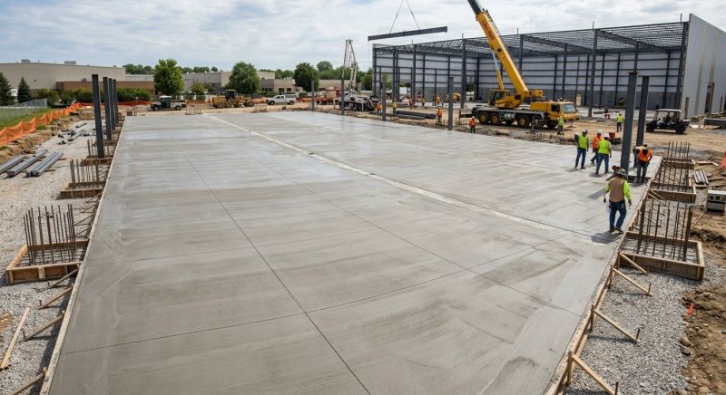 Commercial Slab Construction in Cromwell, IN
