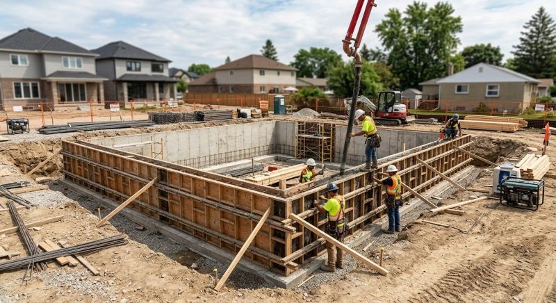 Foundation Construction in Winona Lake, IN