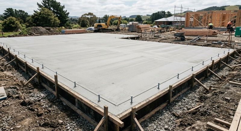 Foundation Slab Construction in Warsaw, IN