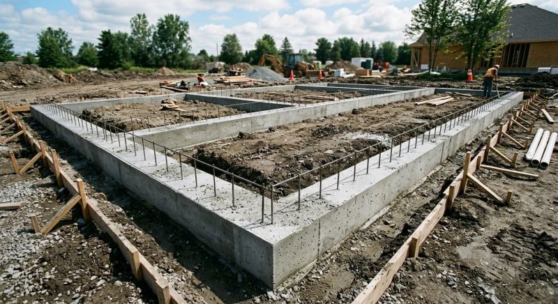 House Footing Construction in Warsaw, IN
